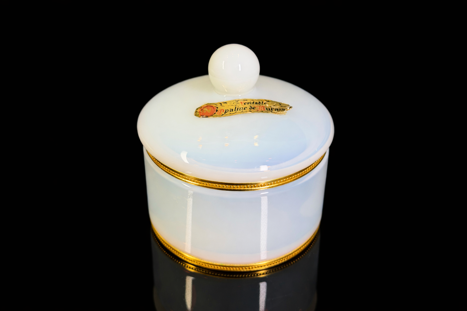 Murano Opaline with Lid