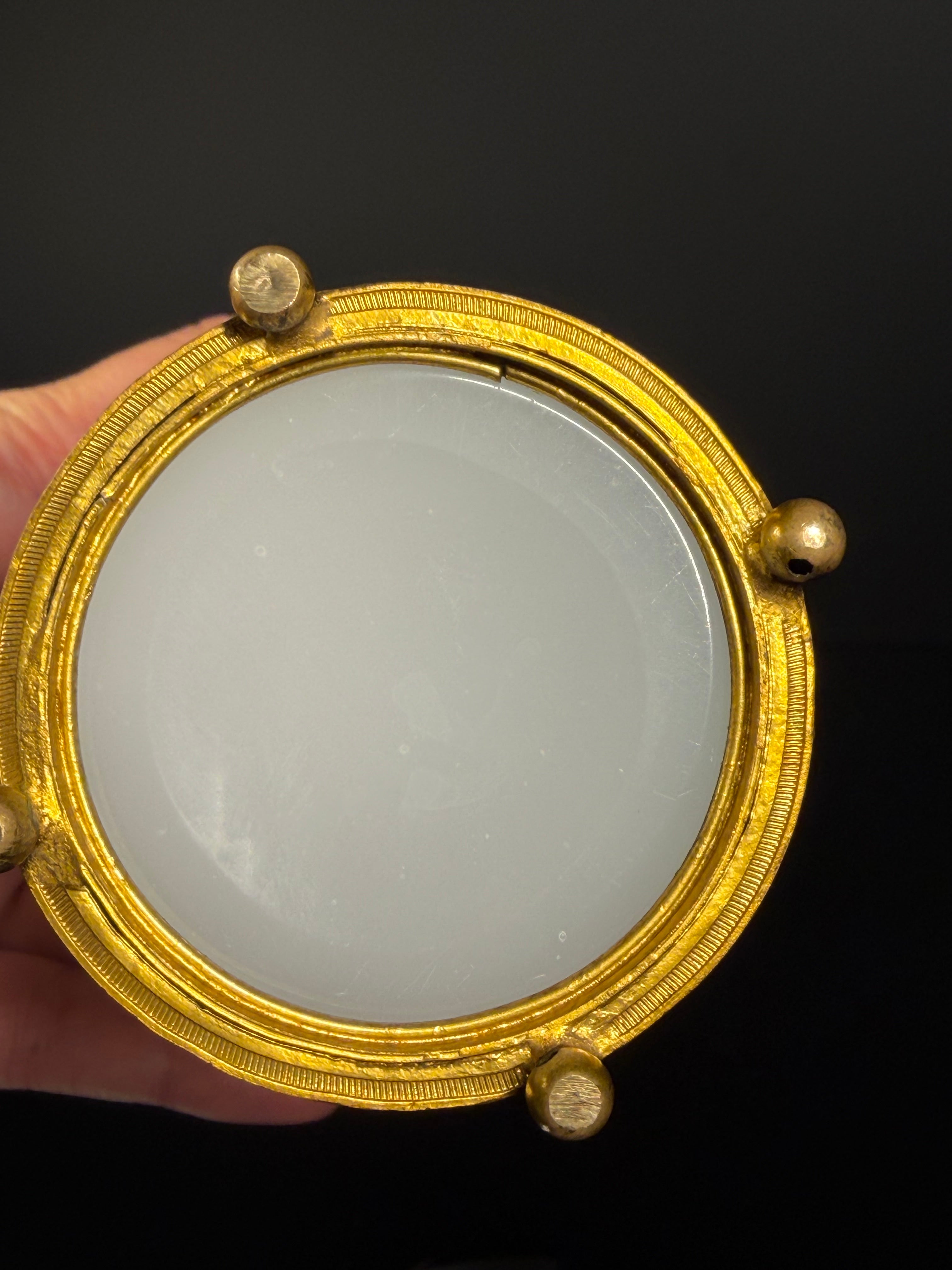 Antique French White Opaline Vase