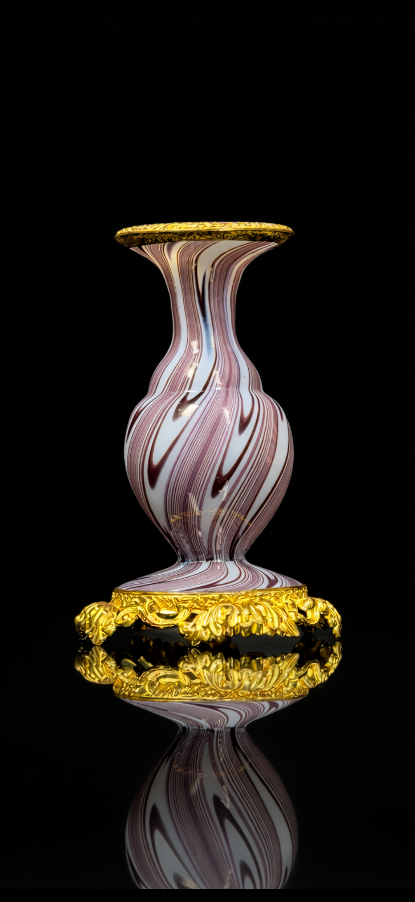 Antique French St. Louis Opaline Vase