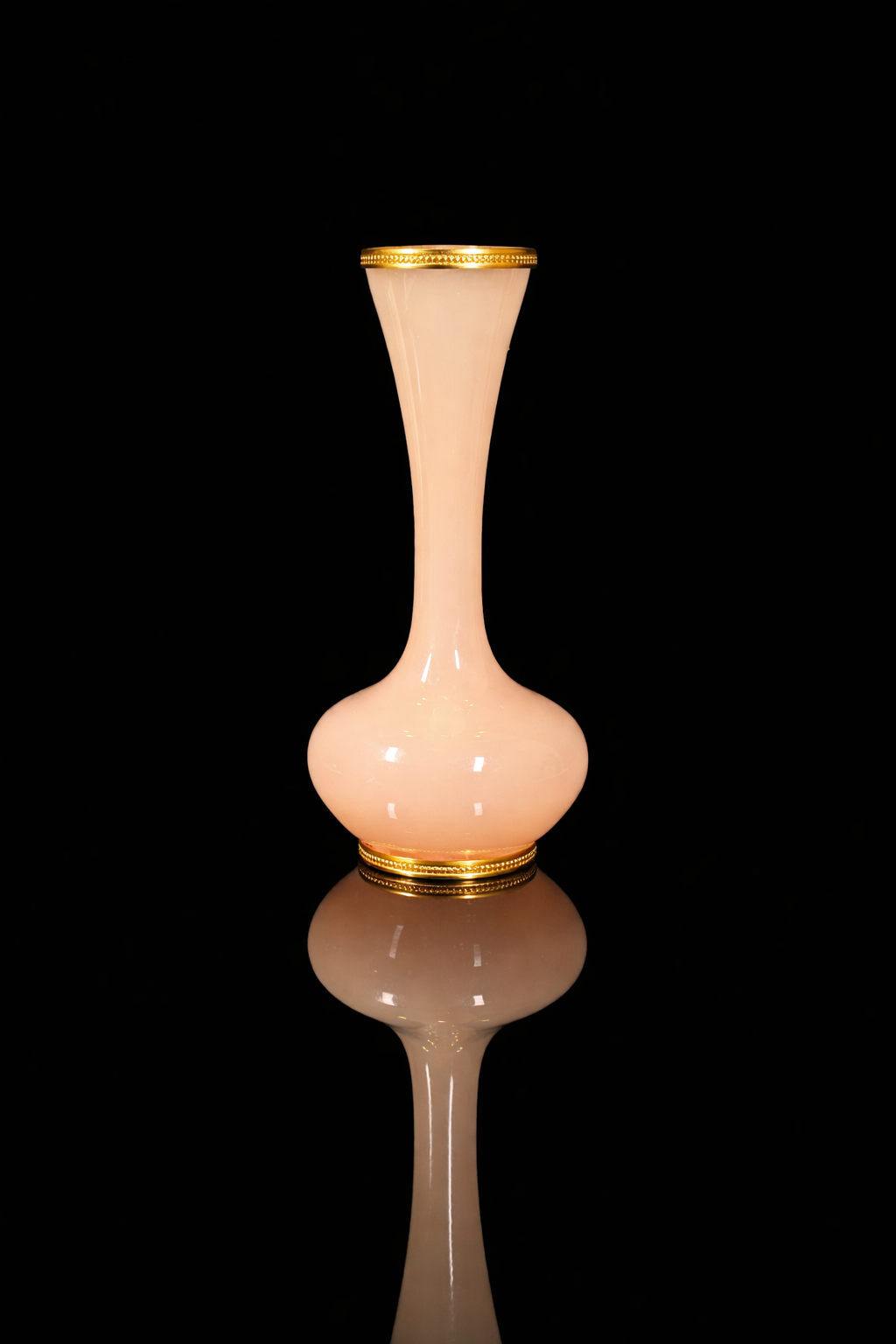 Vintage Italian Pink Opaline Vase
