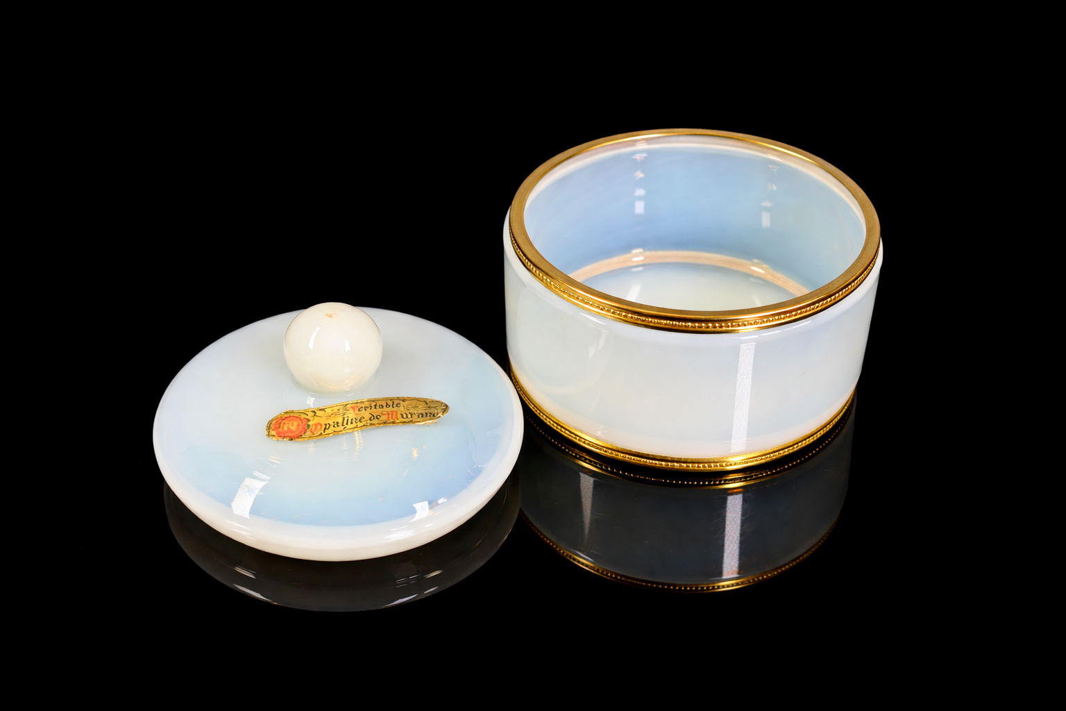 Murano Opaline with Lid