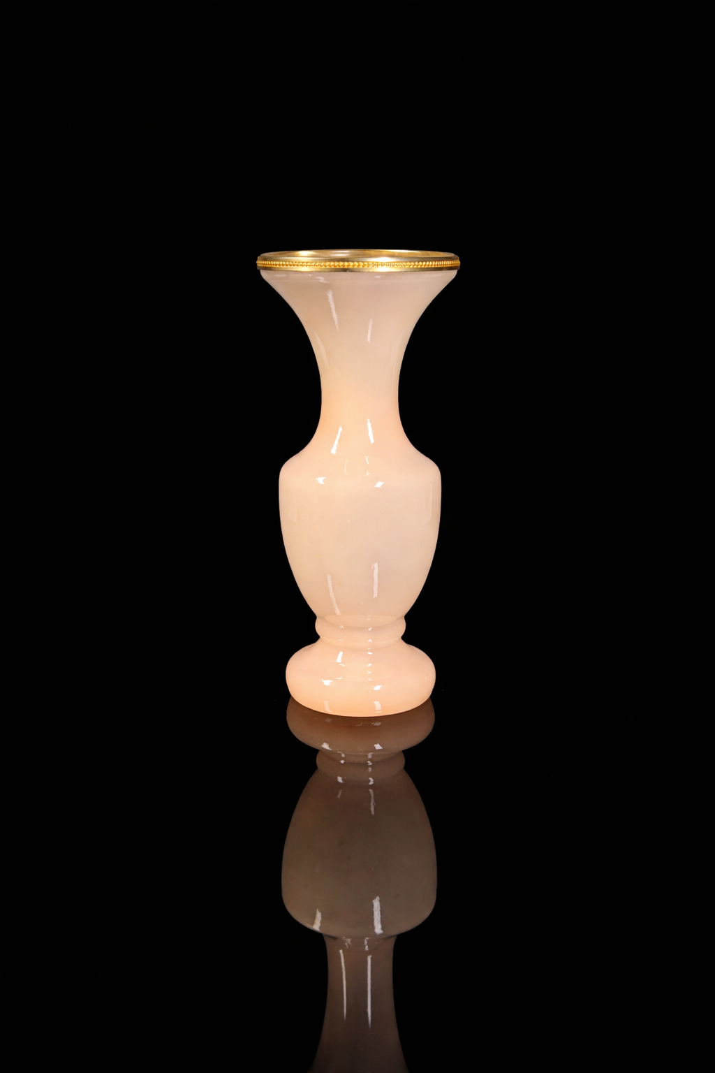 Vintage Murano Pink Opaline Vase